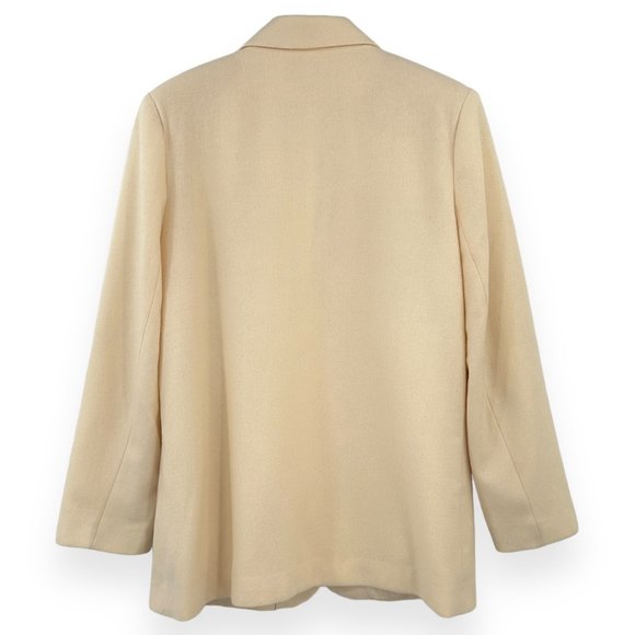 Sag Harbor Cream Blazer with Notched Lapels - Picture 2 of 5